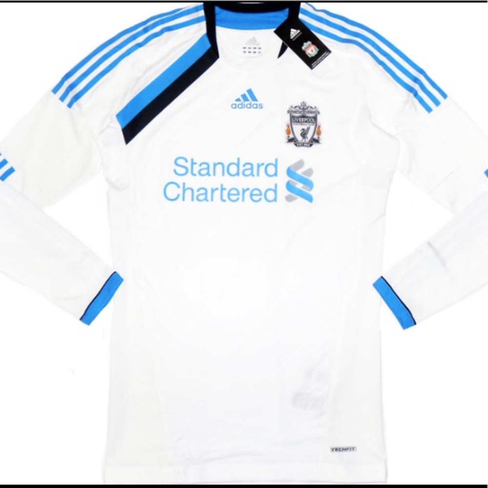 BNWT Player Version Adidas LS Liverpool Away Kit - Picture 1 of 8